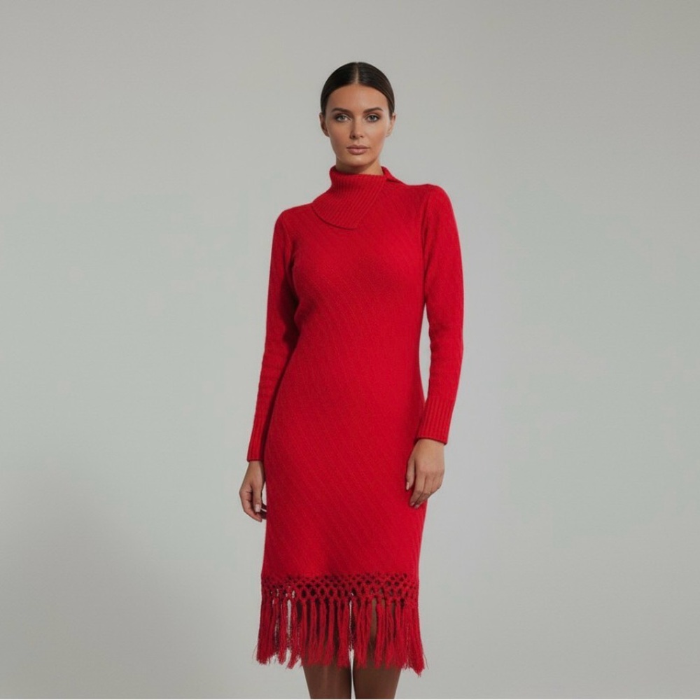 Fringed Dress Size M